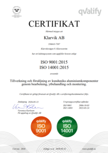 Skärmbild certifikat